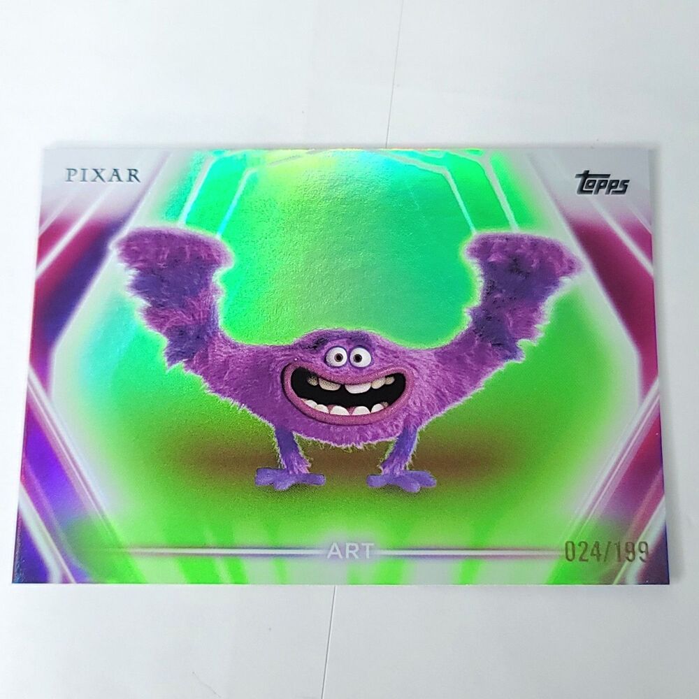Art Topps 2026 Disney Neon Holo Parallel Refractor Limited 024/199